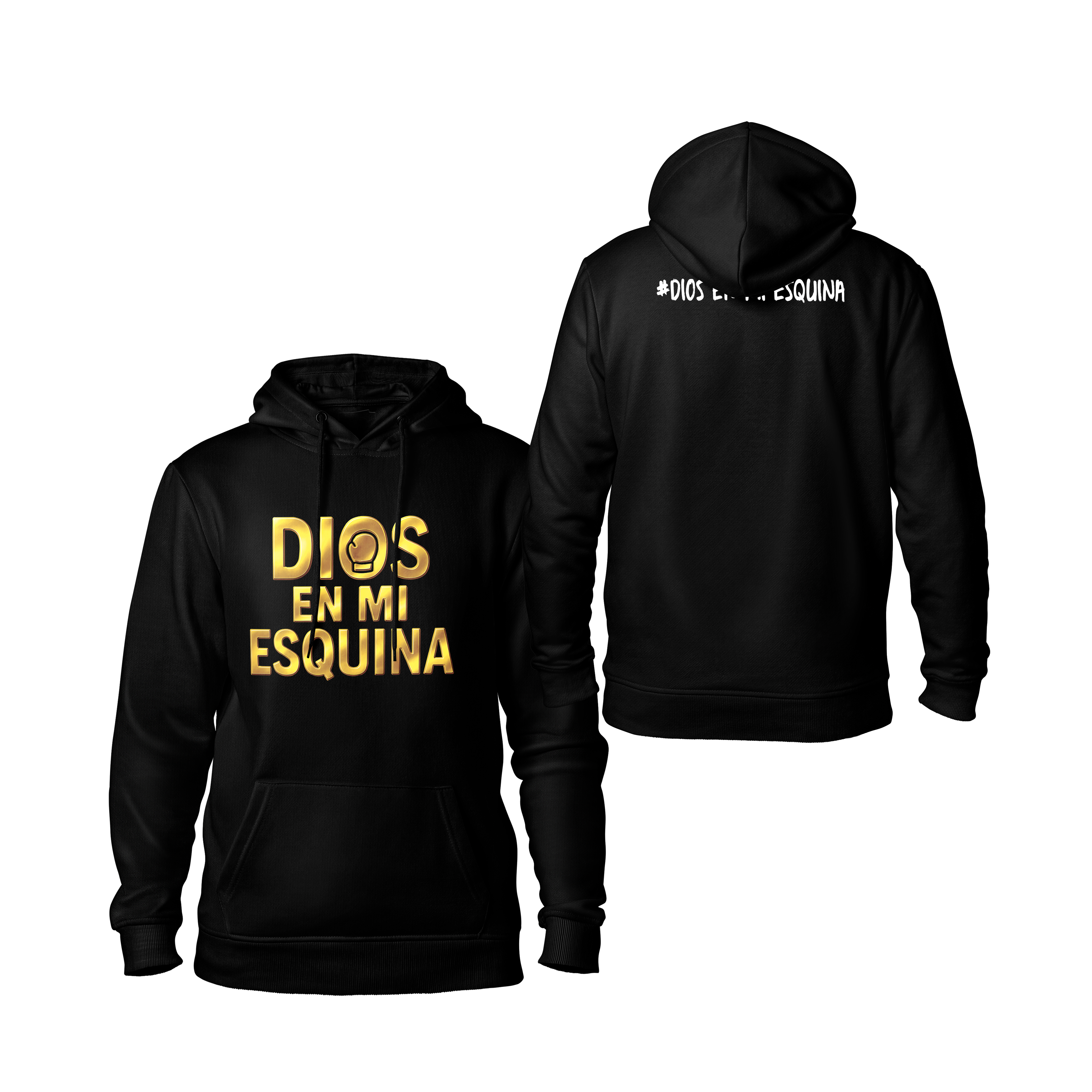 DIOS EN MI ESQUINA Boxing Hoodie | Never Fight Alone Hoodie