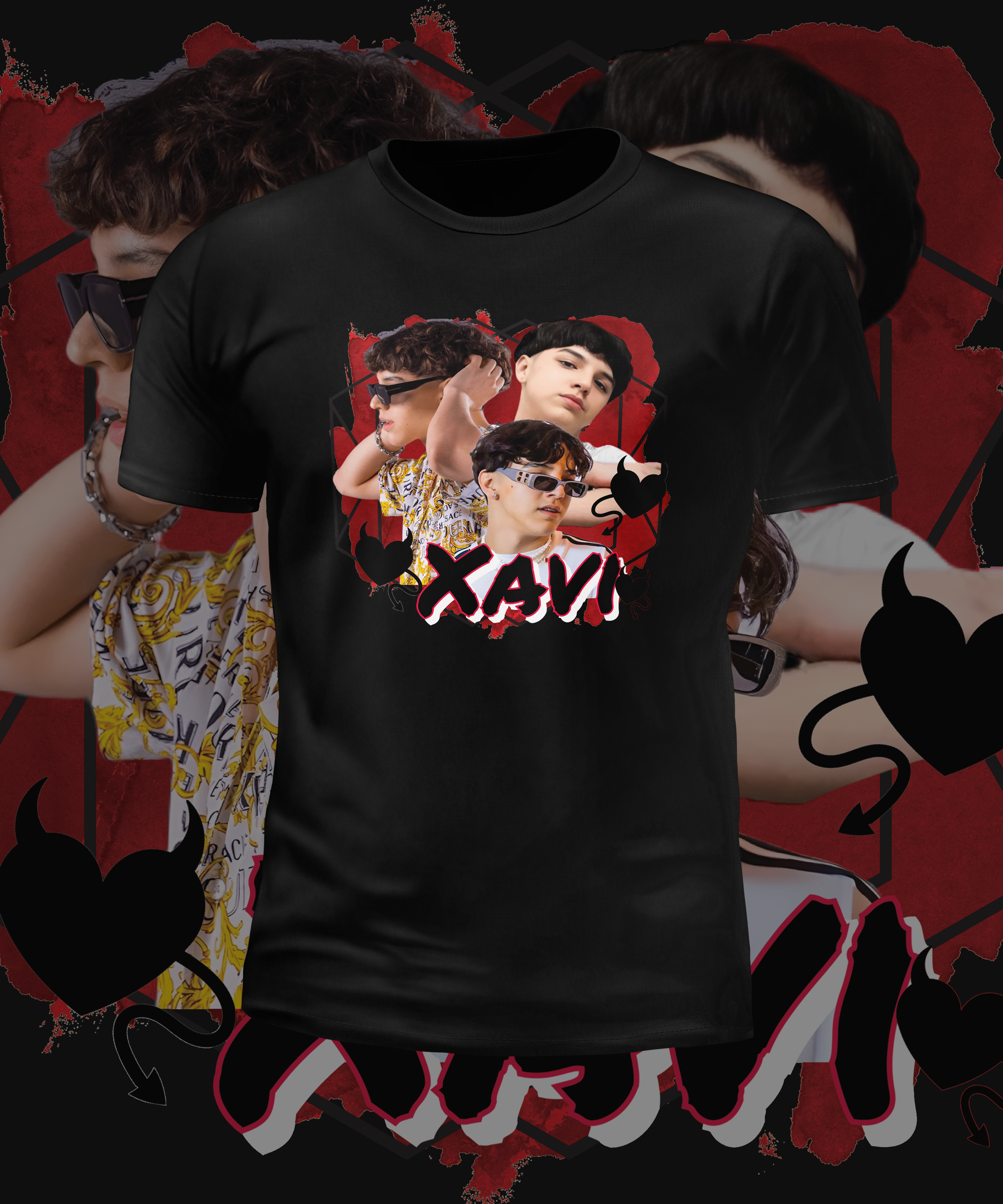 Xavi Graphic Tee, Concert Merch, Fan Merch