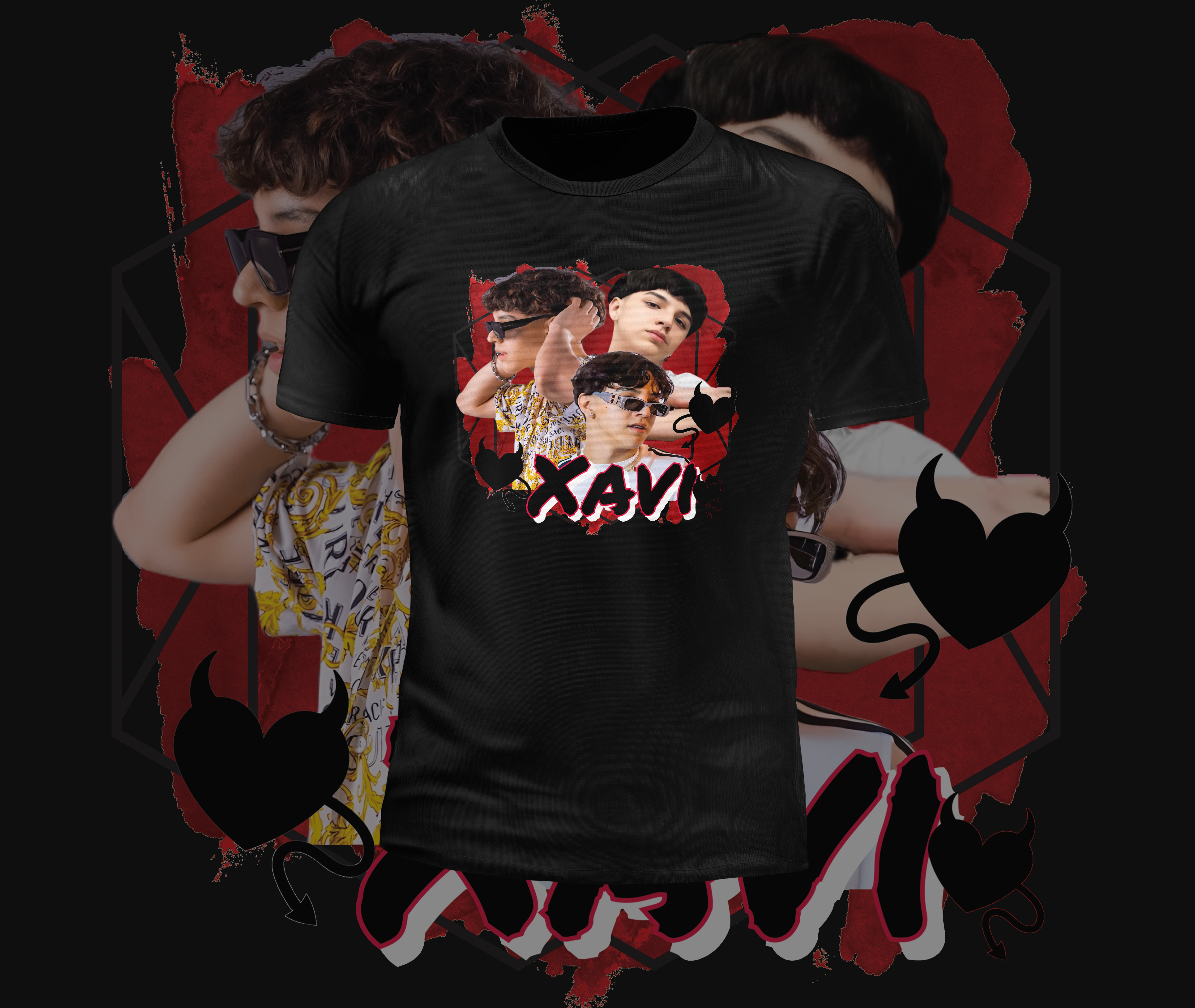 Xavi Graphic Tee, Concert Merch, Fan Merch
