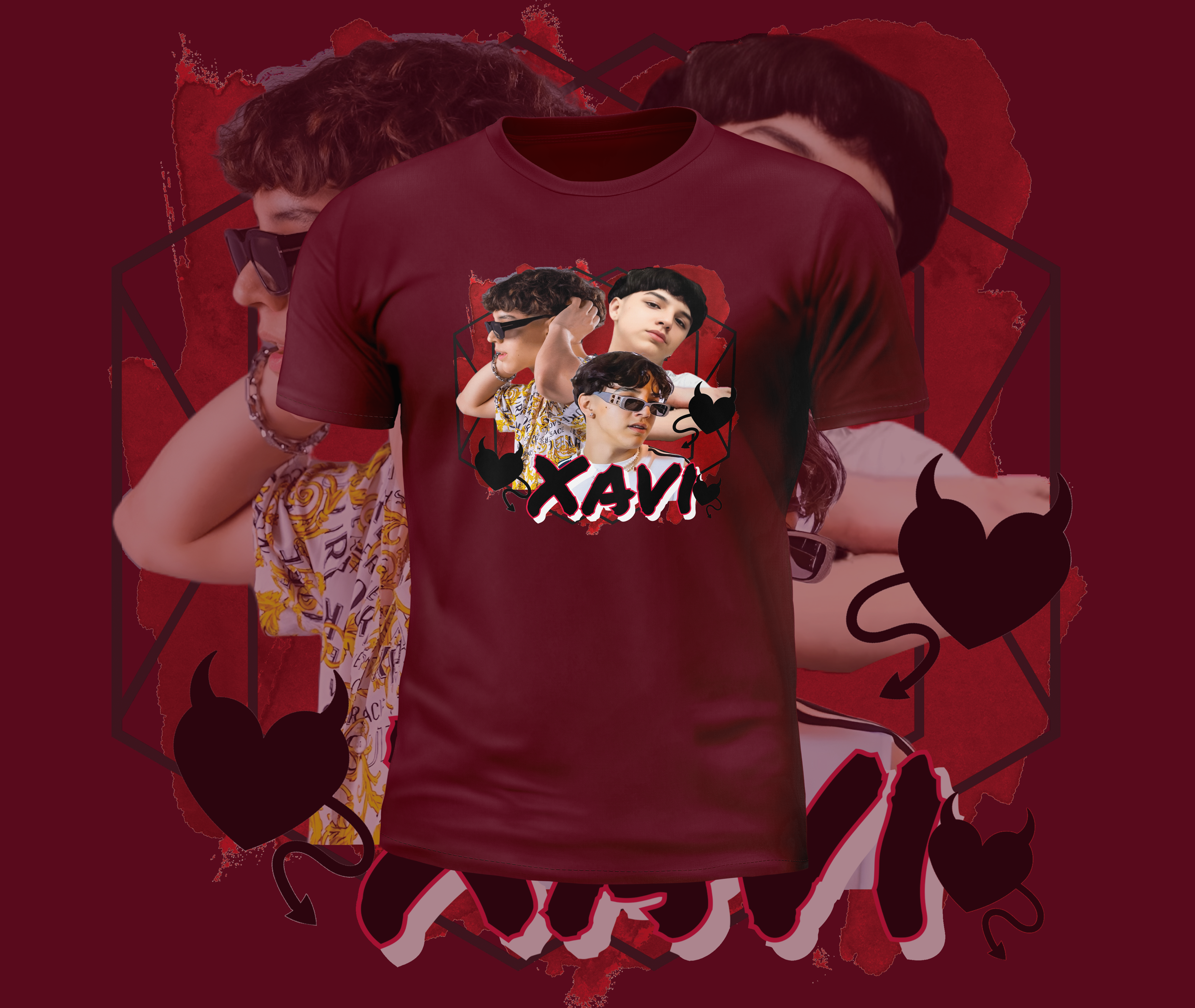 Xavi Graphic Tee, Concert Merch, Fan Merch