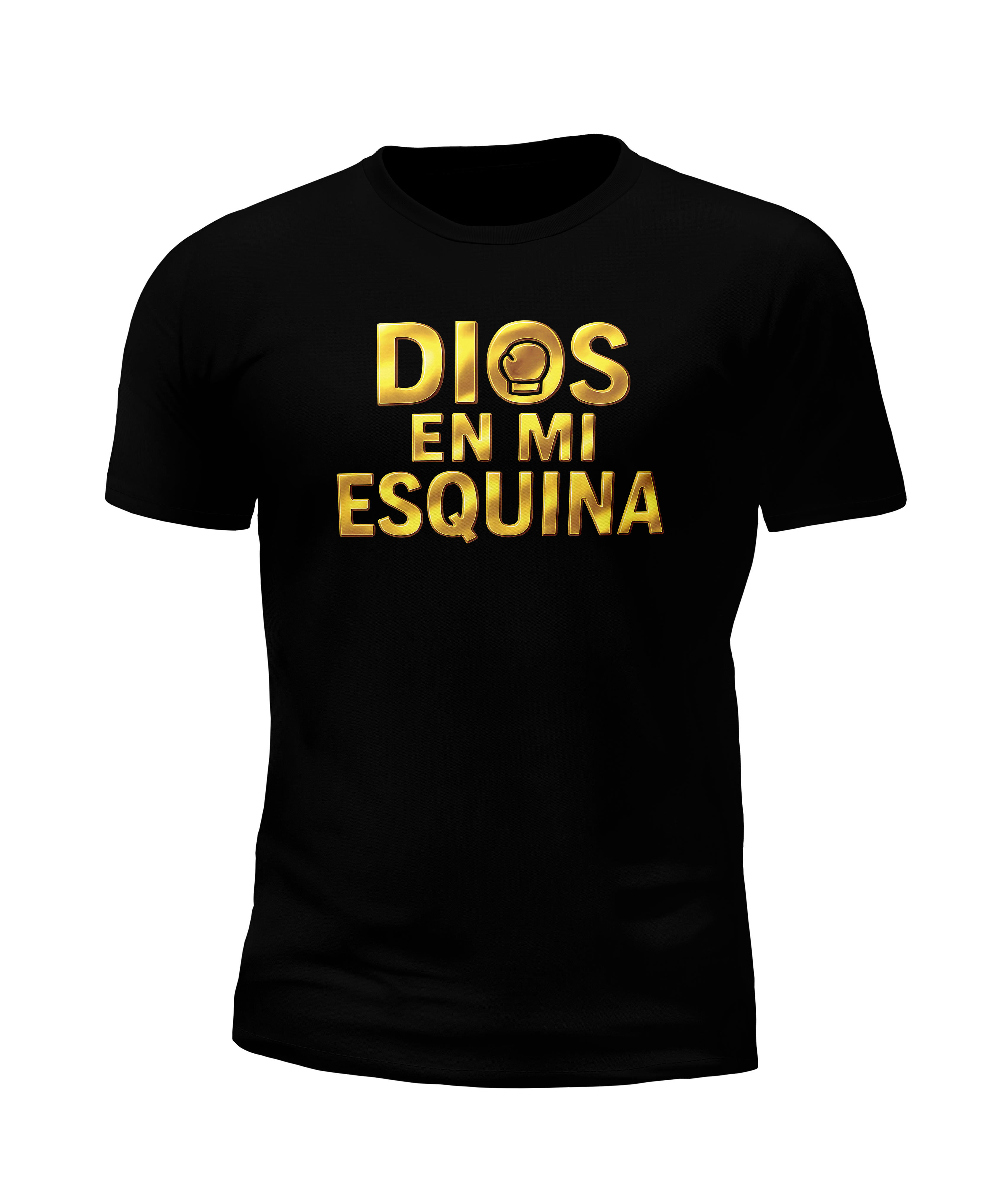 DIOS EN MI ESQUINA Boxing T-Shirt | Never Fight Alone Tee
