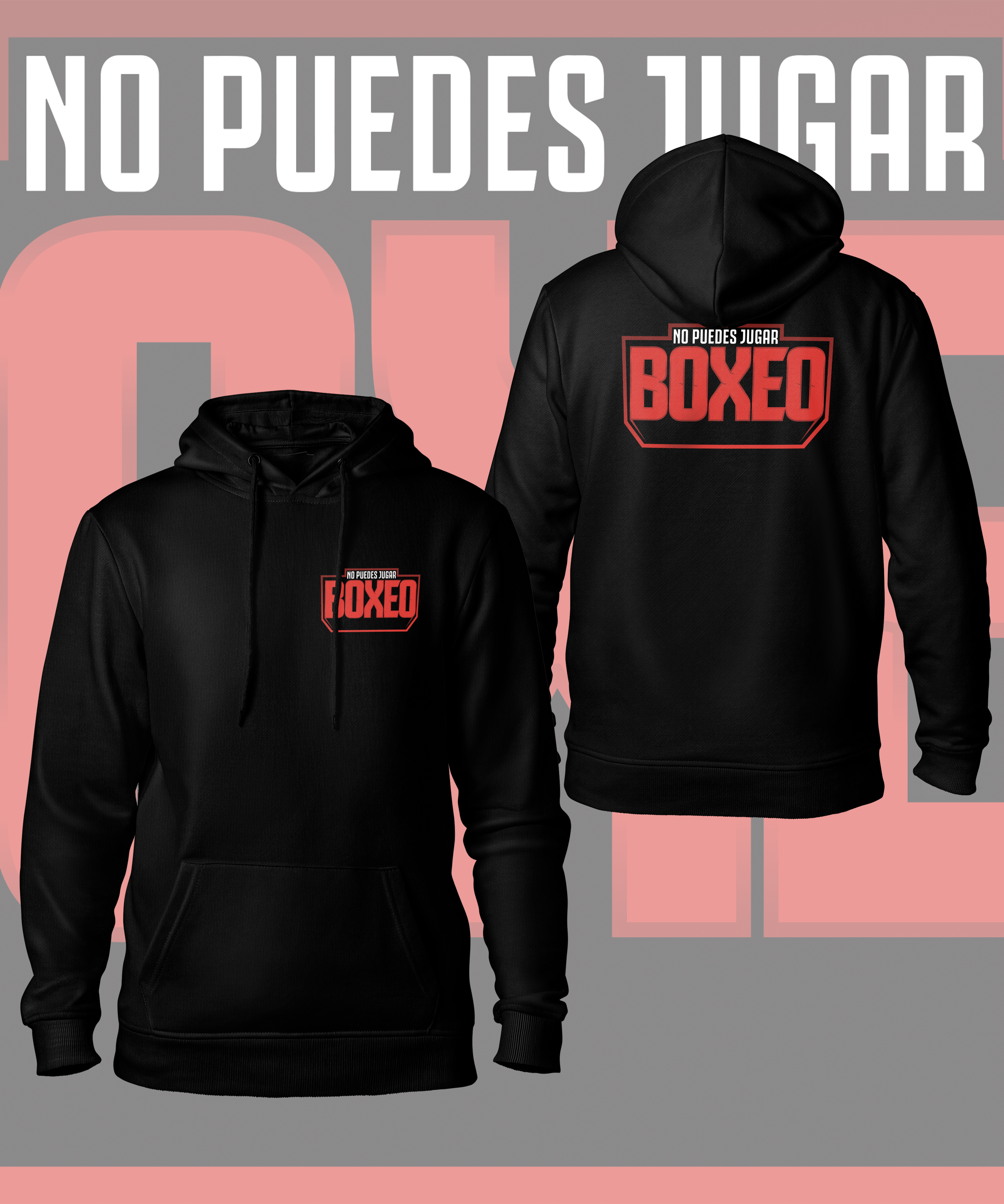 No Puedes Jugar Boxeo Boxing Hoodie | Premium Fight Apparel