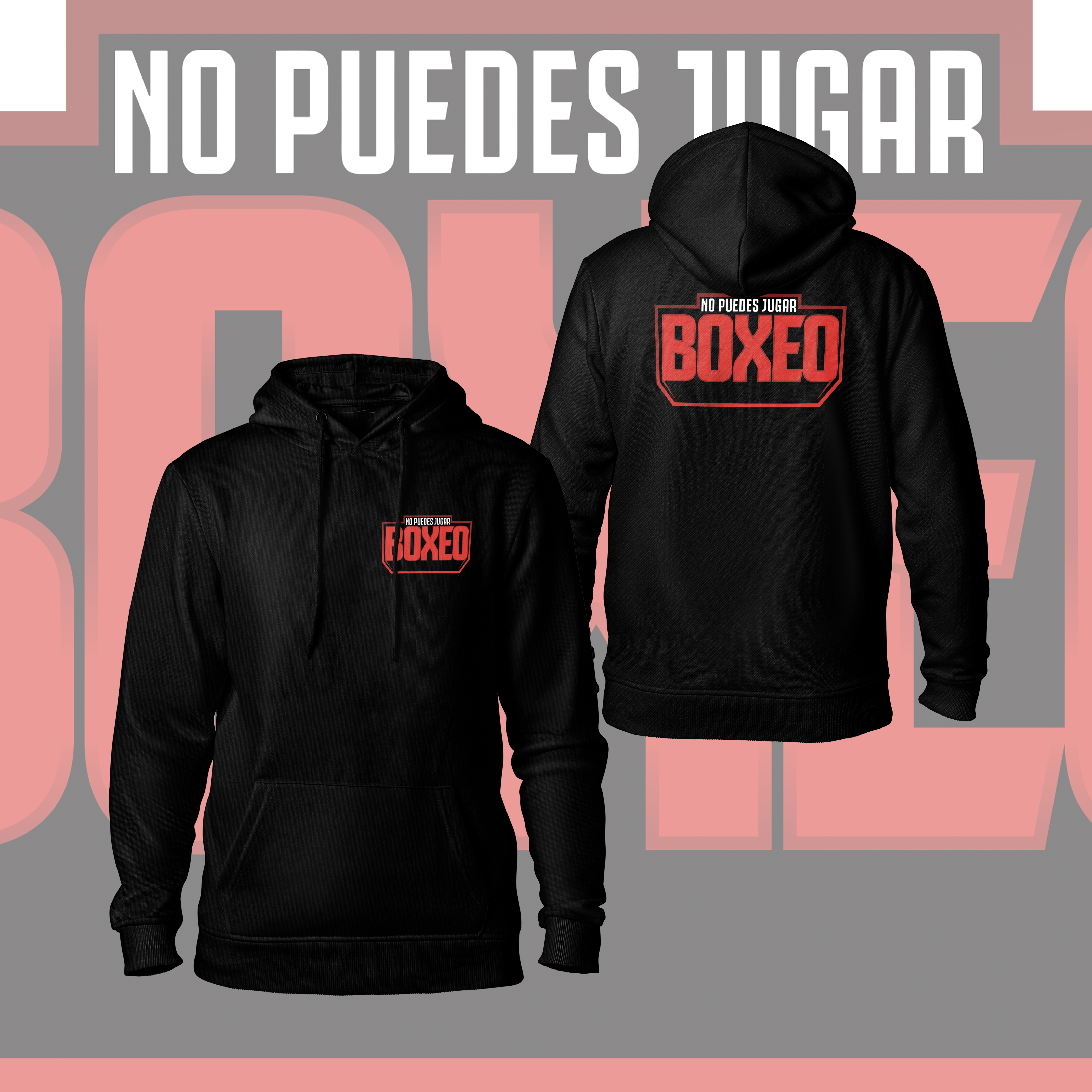 No Puedes Jugar Boxeo Boxing Hoodie | Premium Fight Apparel