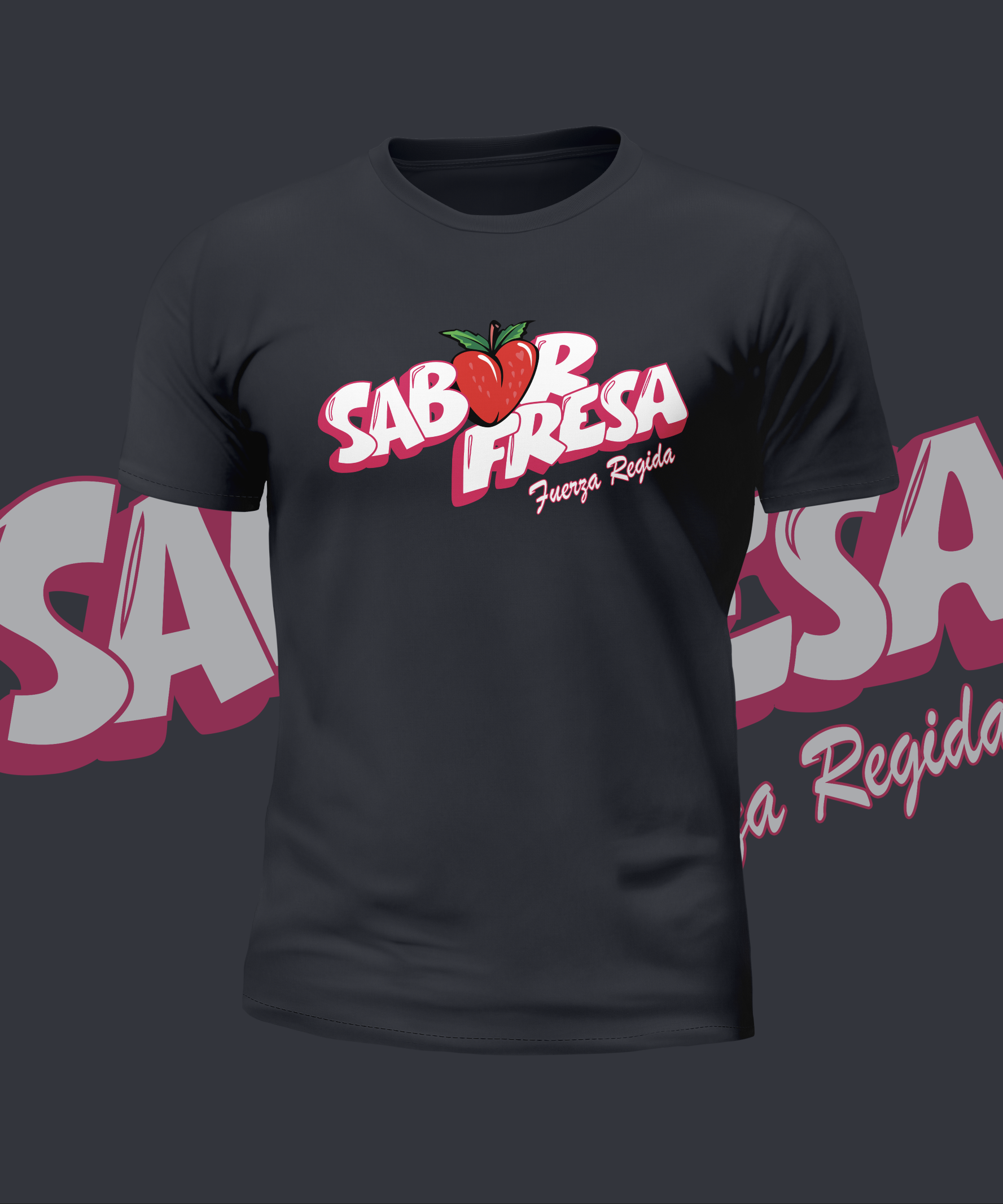 Fuerza Regida Sabor Fresa Logo Graphic Tee