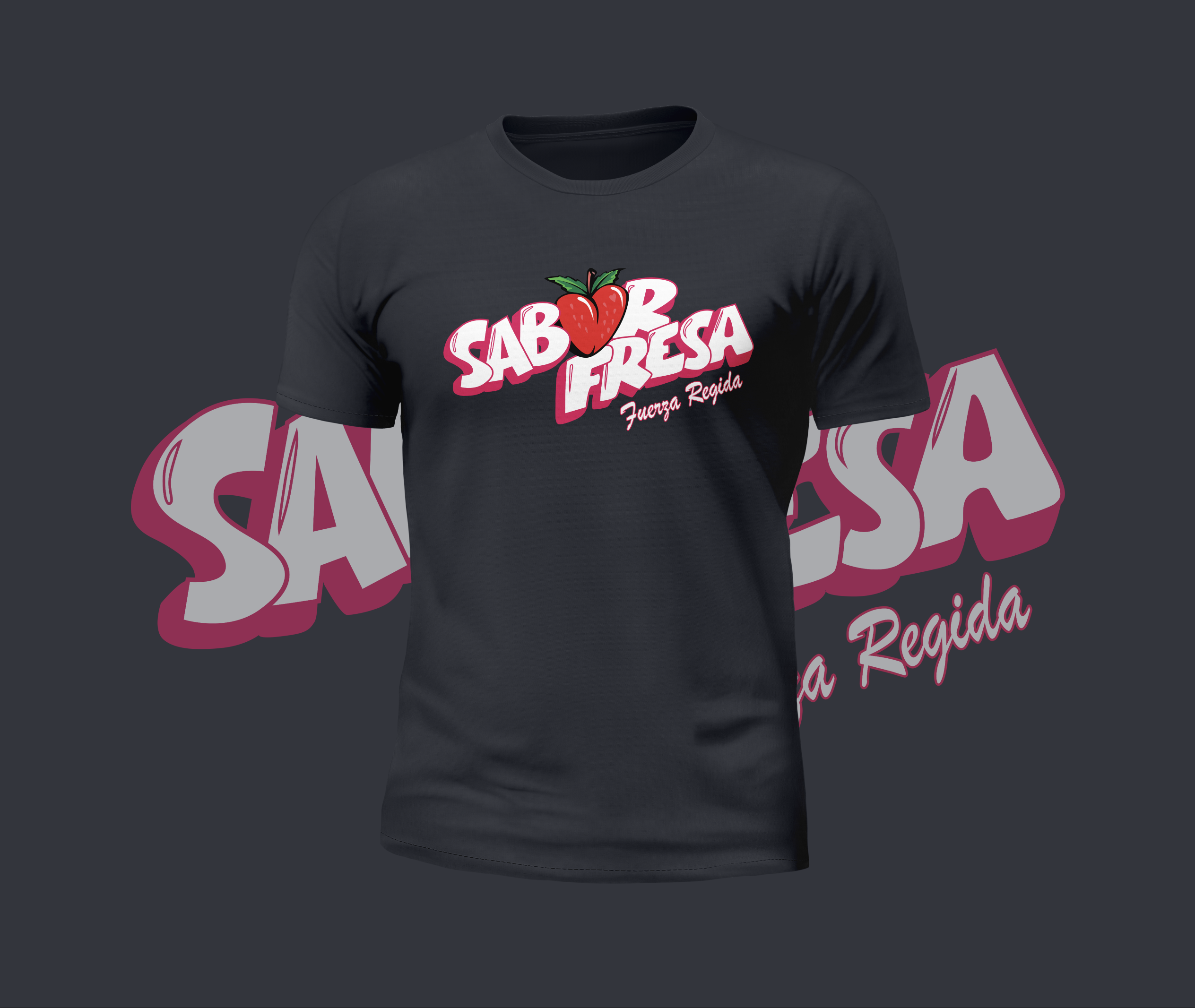 Fuerza Regida Sabor Fresa Logo Graphic Tee