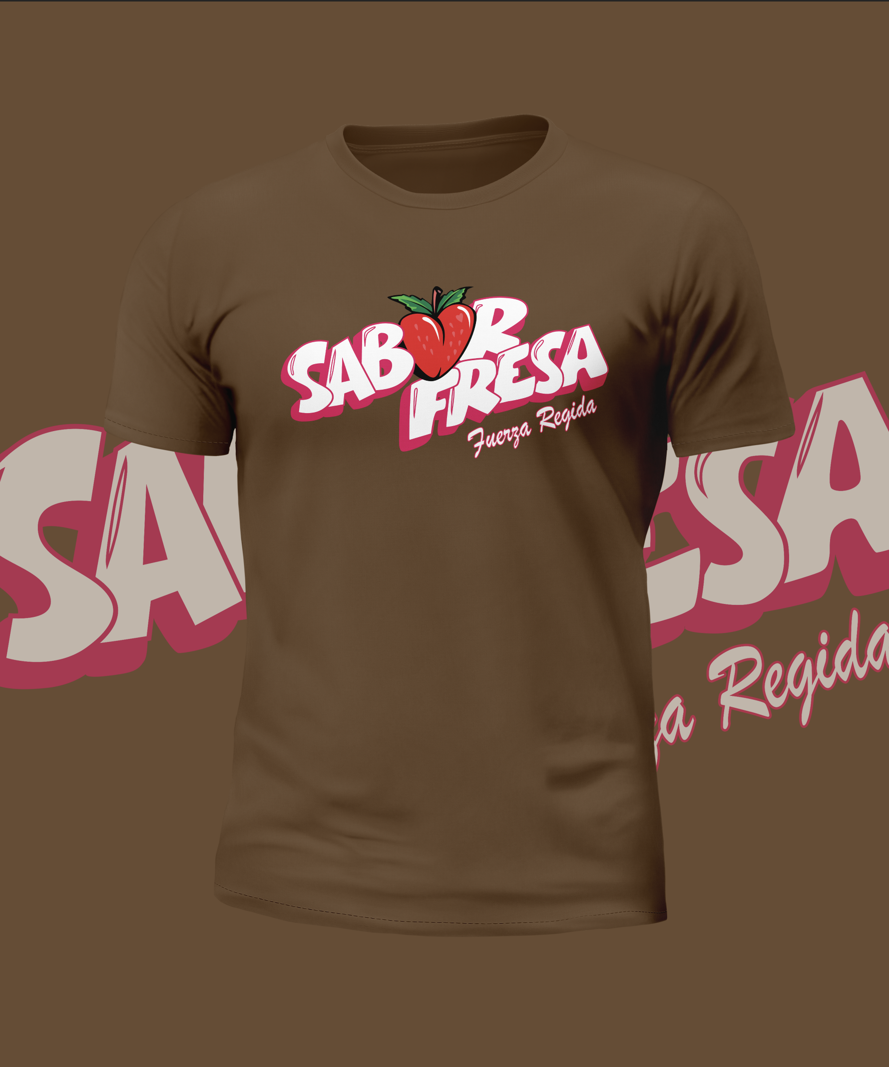 Fuerza Regida Sabor Fresa Logo Graphic Tee