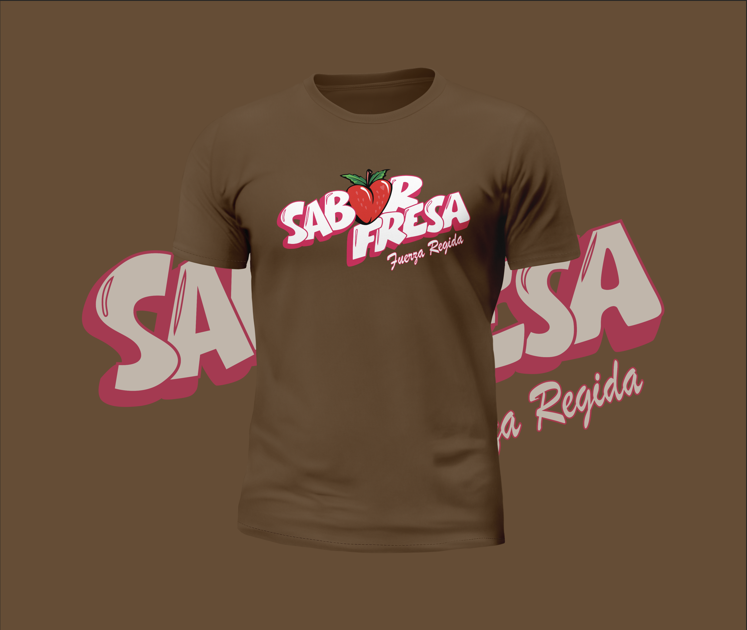 Fuerza Regida Sabor Fresa Logo Graphic Tee