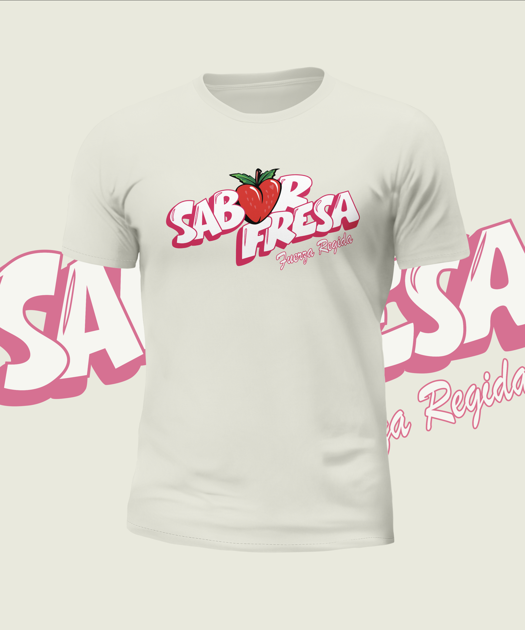 Fuerza Regida Sabor Fresa Logo Graphic Tee