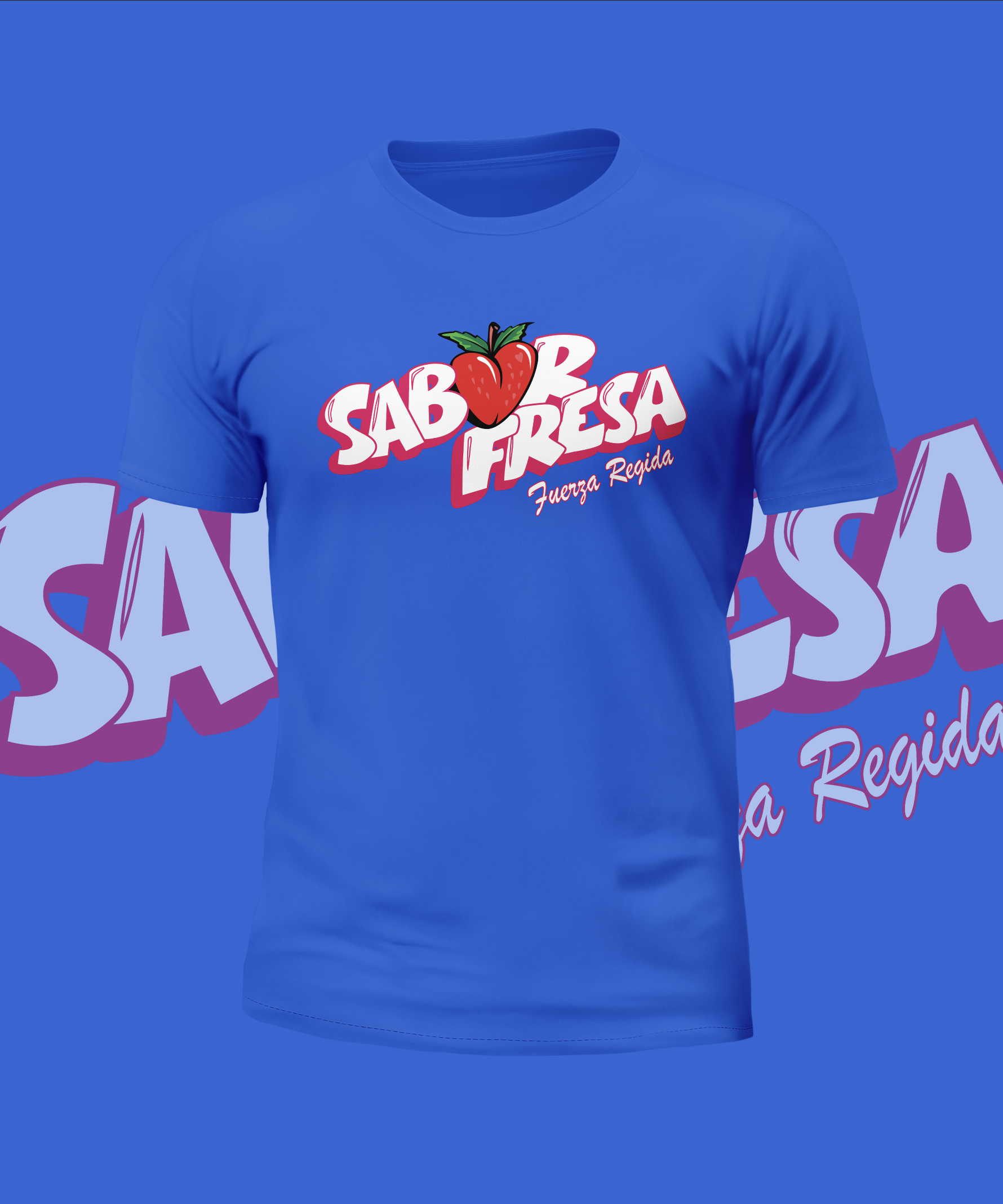 Fuerza Regida Sabor Fresa Logo Graphic Tee