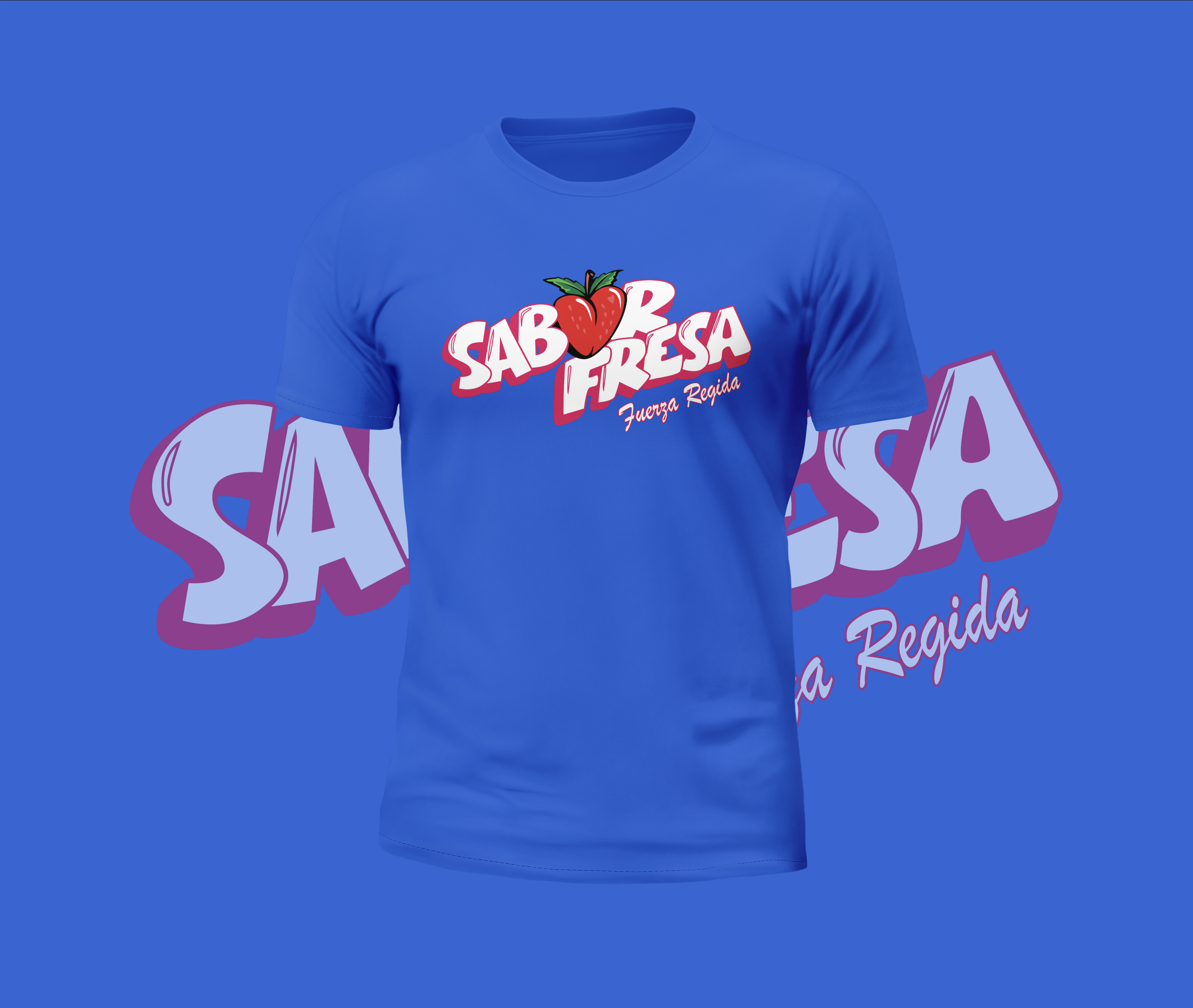 Fuerza Regida Sabor Fresa Logo Graphic Tee