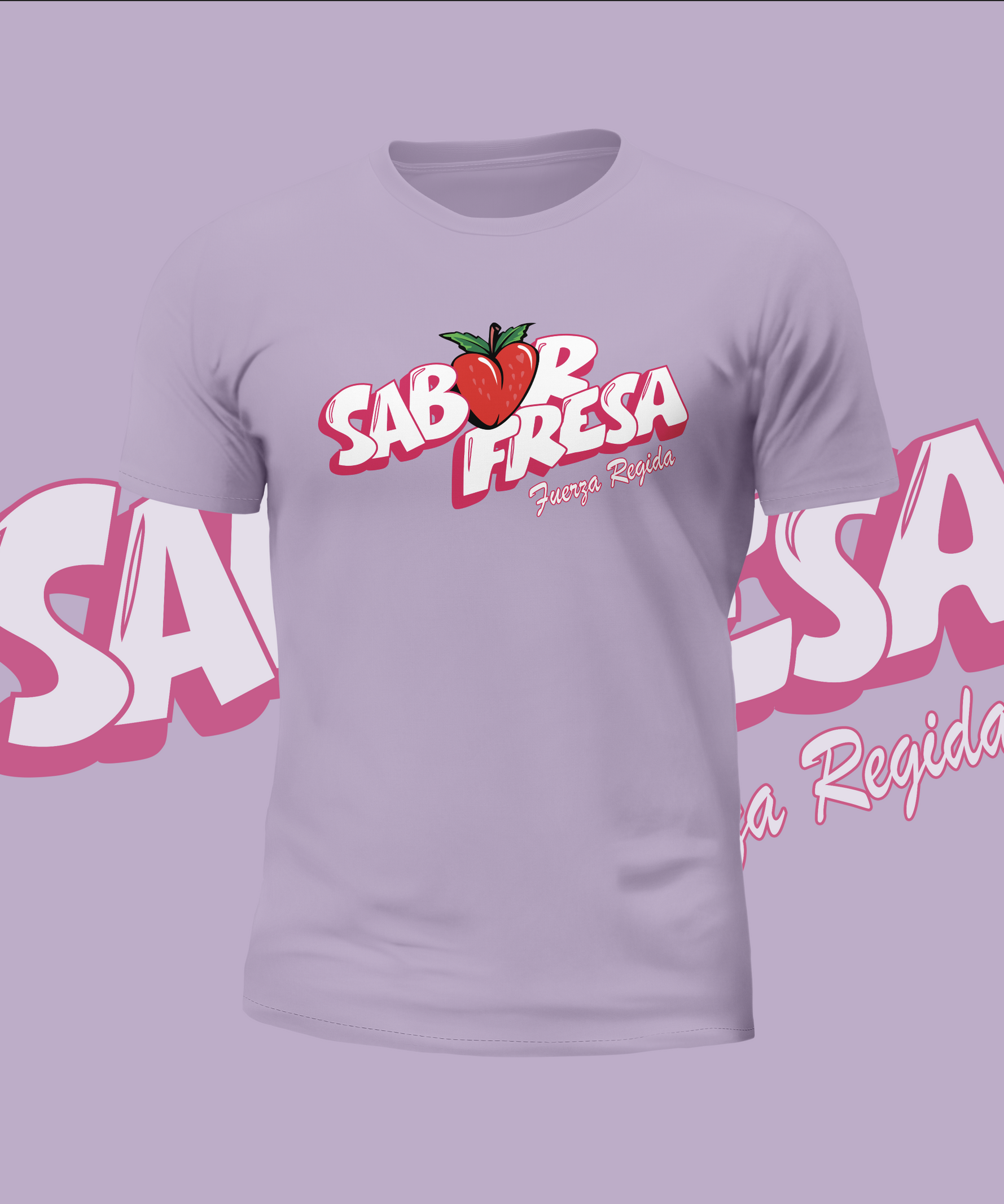 Fuerza Regida Sabor Fresa Logo Graphic Tee
