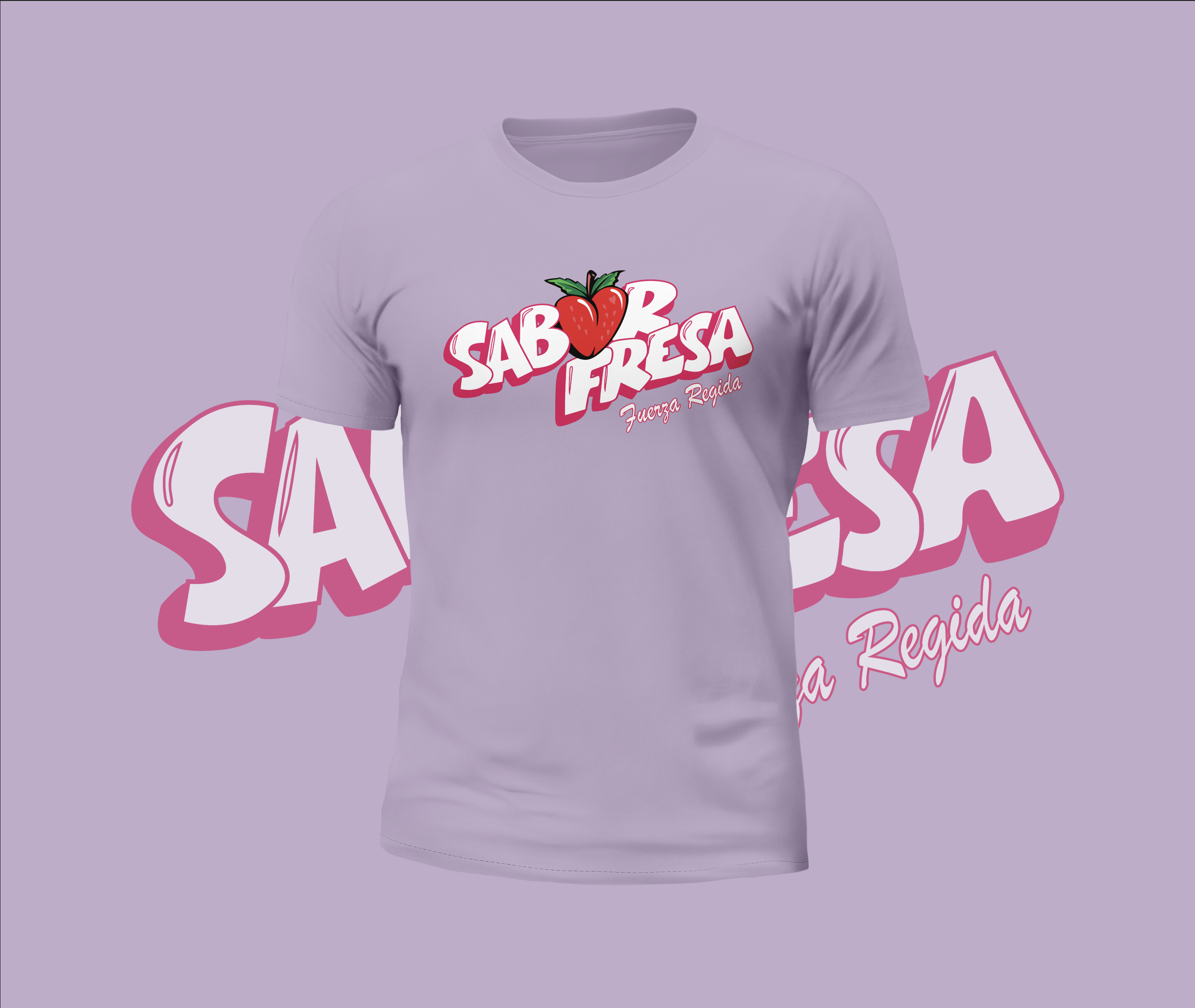 Fuerza Regida Sabor Fresa Logo Graphic Tee