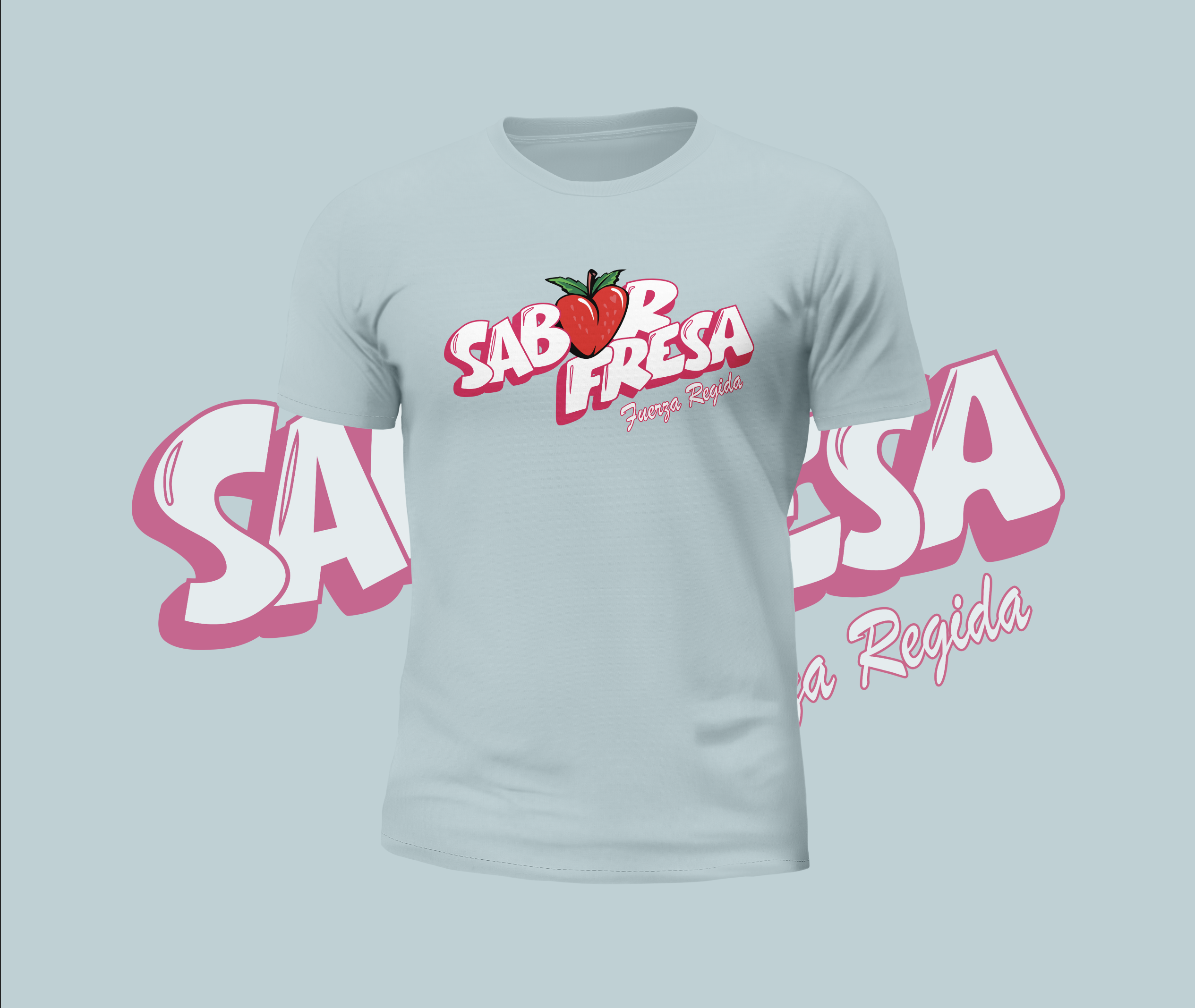 Fuerza Regida Sabor Fresa Logo Graphic Tee
