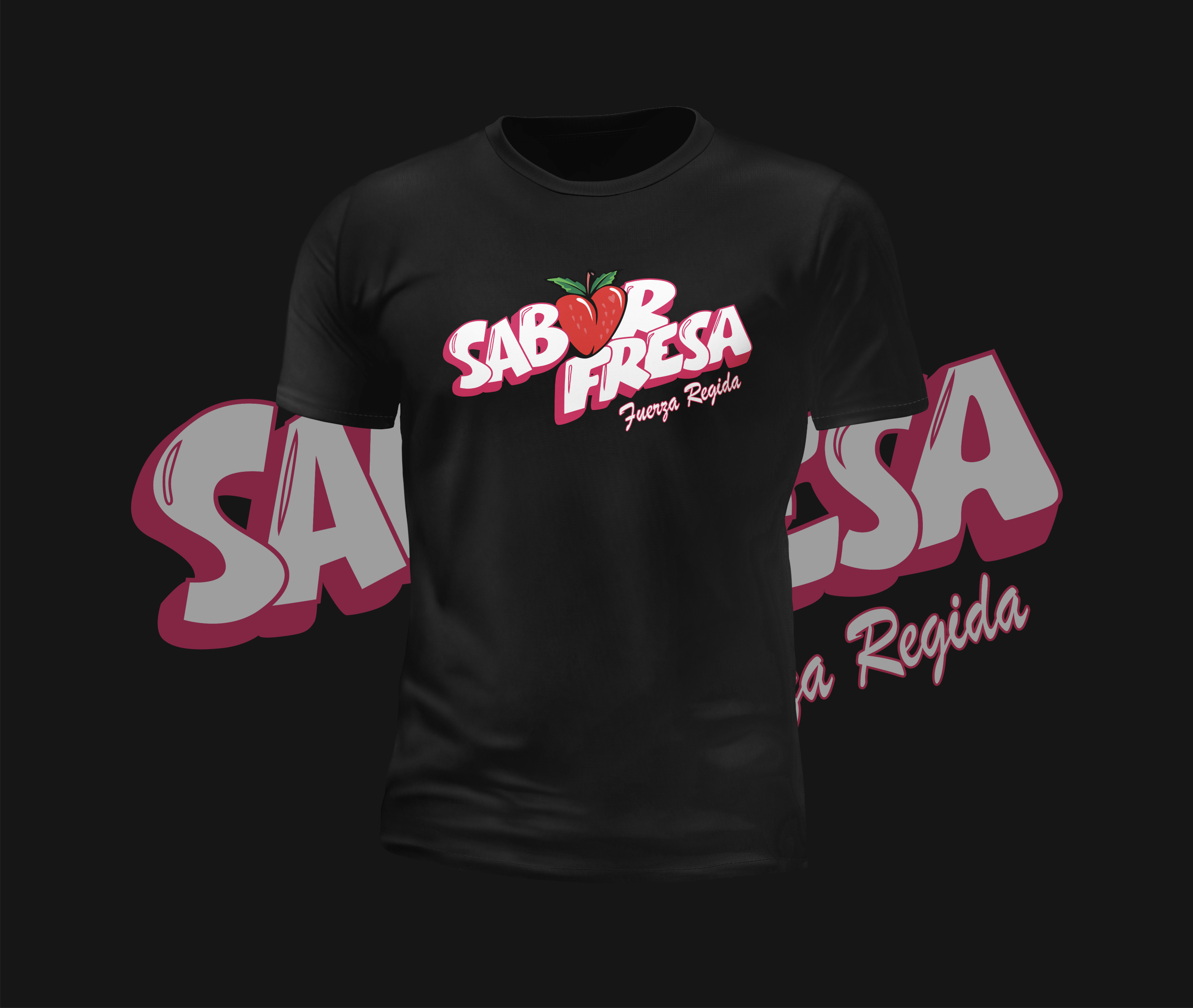 Fuerza Regida Sabor Fresa Logo Graphic Tee