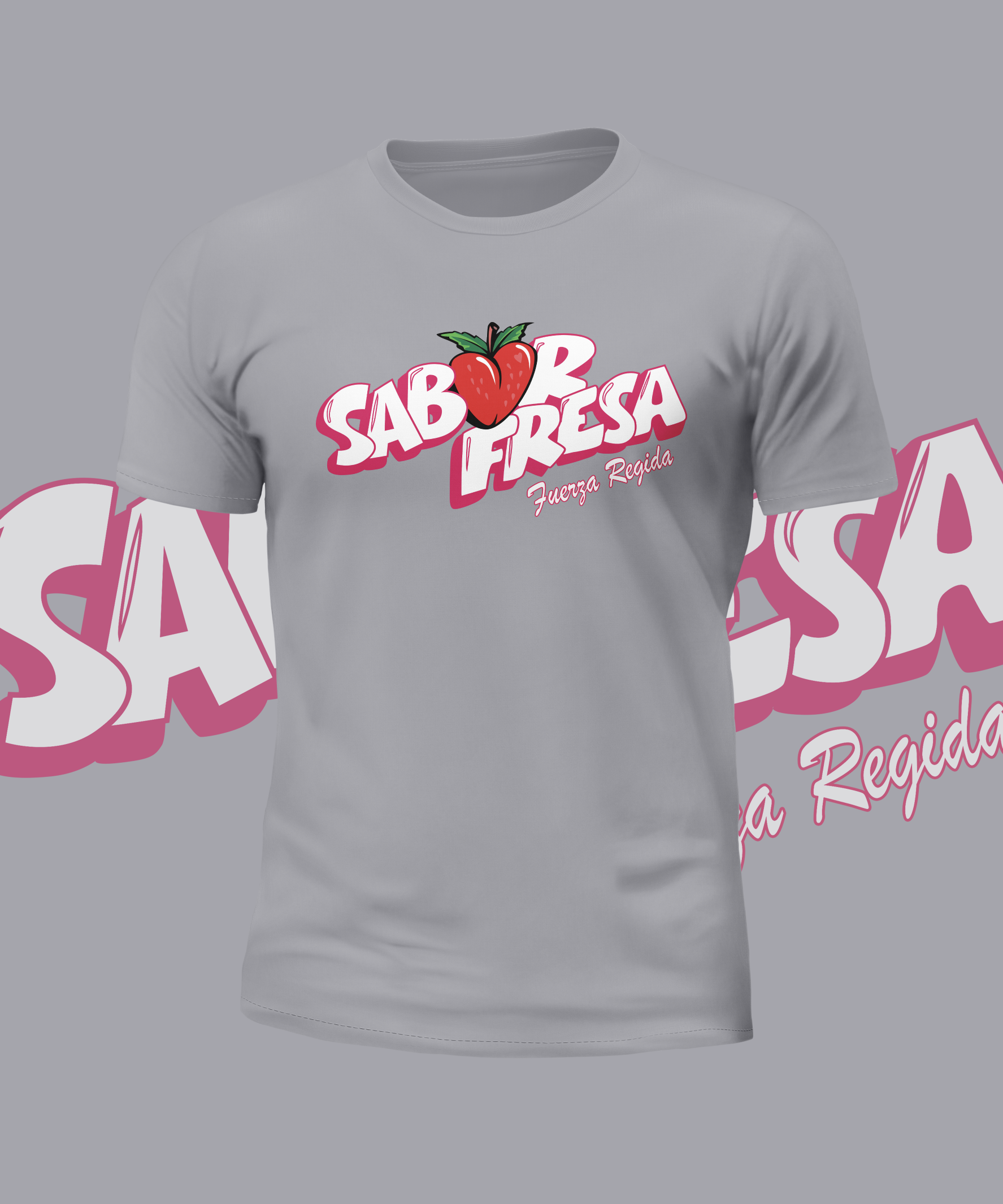 Fuerza Regida Sabor Fresa Logo Graphic Tee