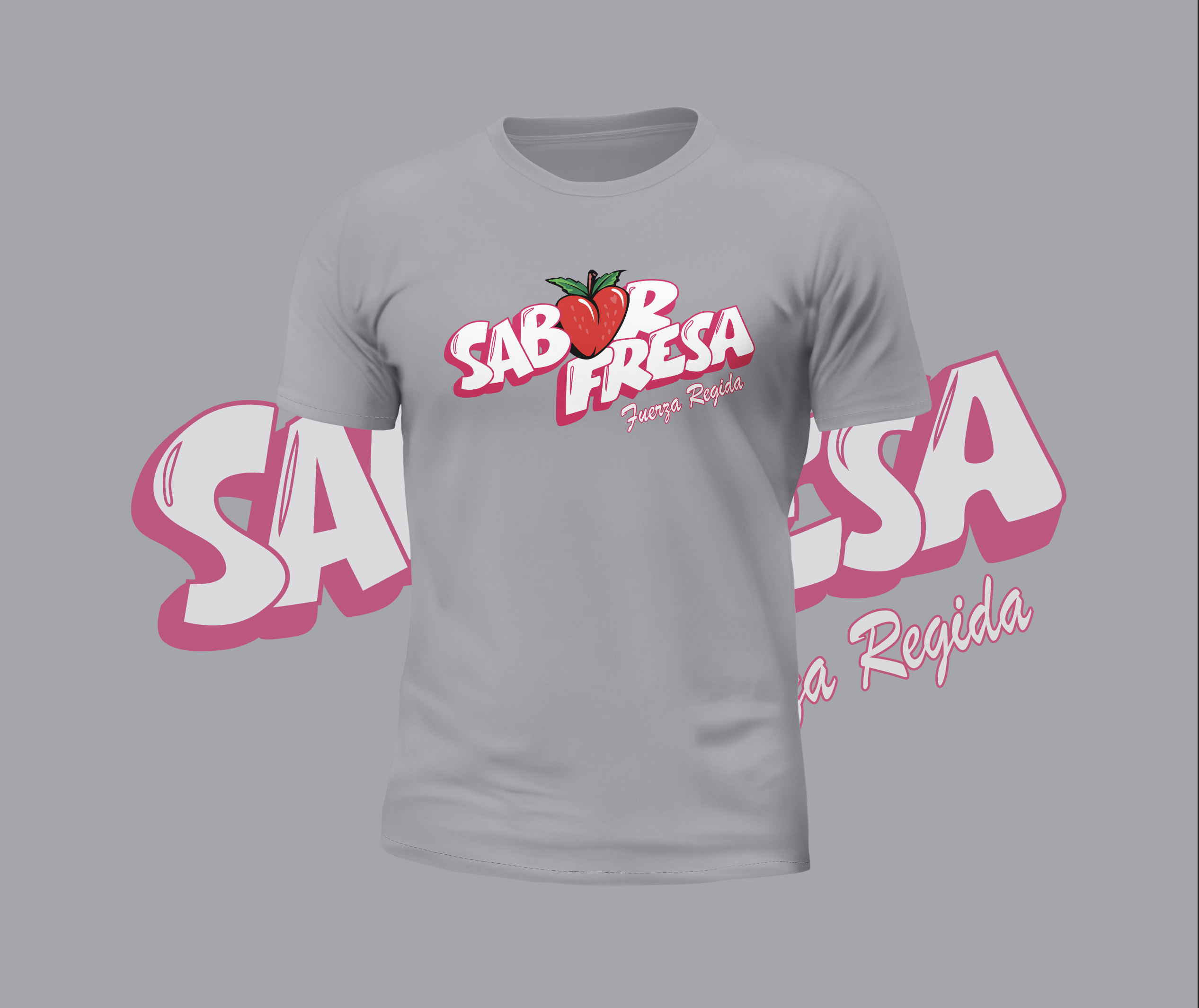 Fuerza Regida Sabor Fresa Logo Graphic Tee