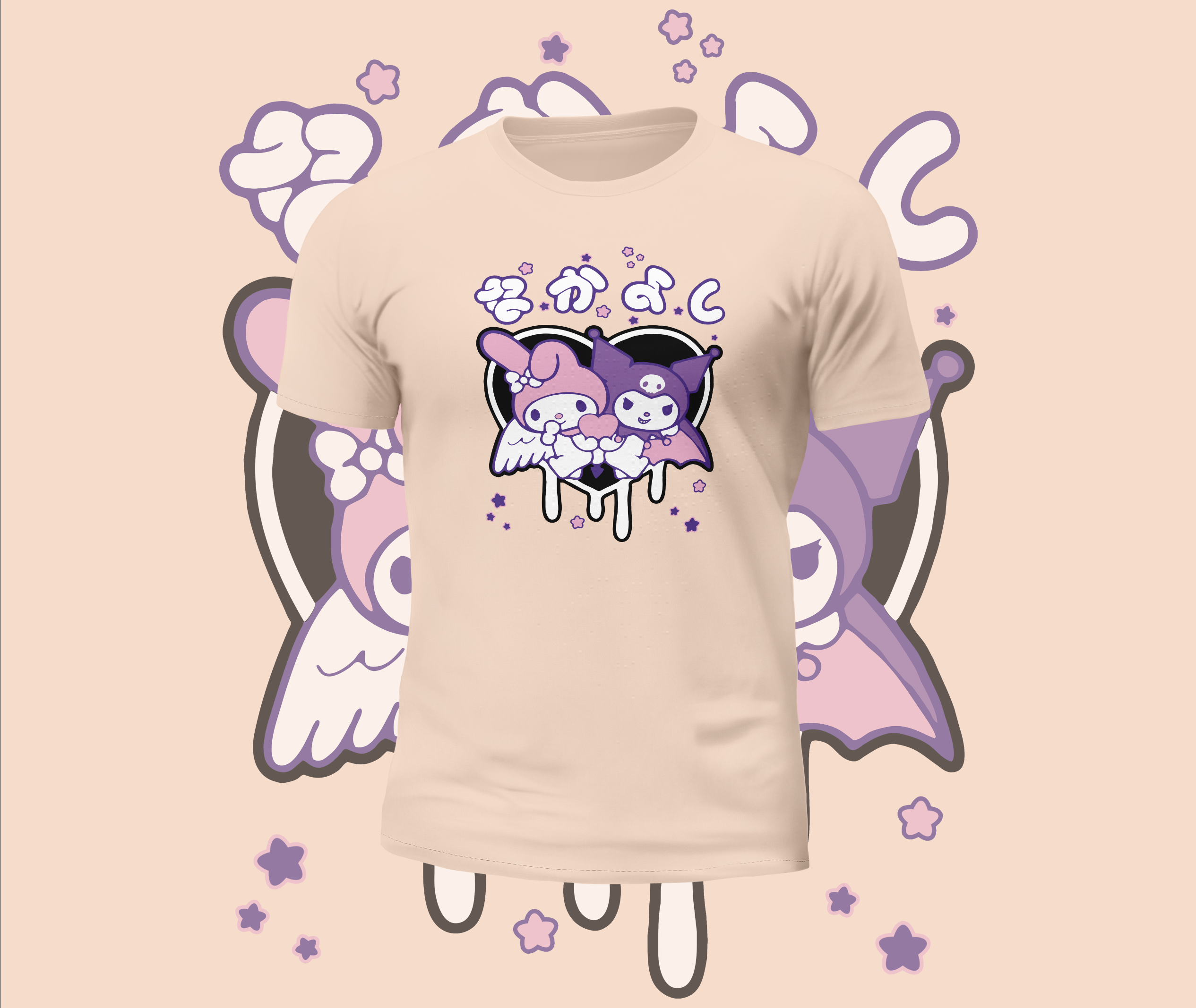 Kuromi x My Melody Graphic Tee