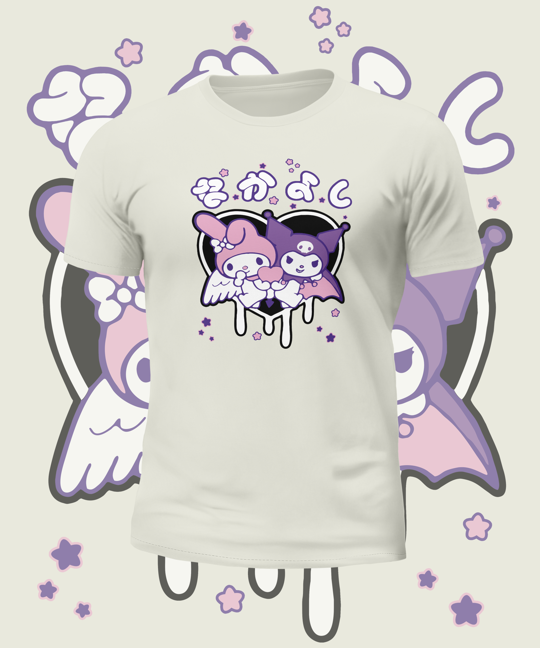 Kuromi x My Melody Graphic Tee