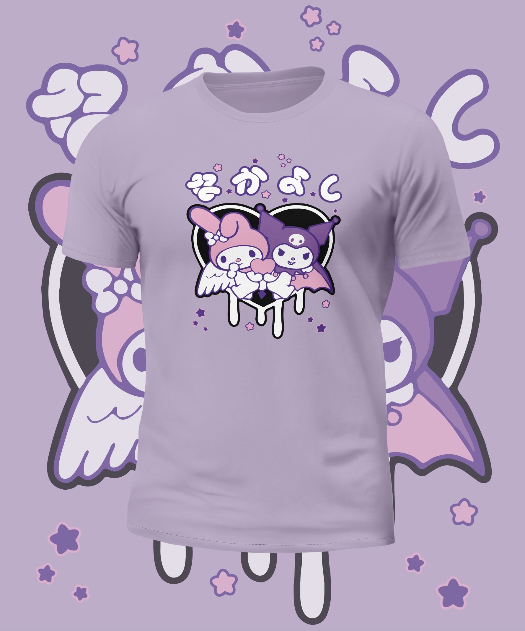 Kuromi x My Melody Graphic Tee
