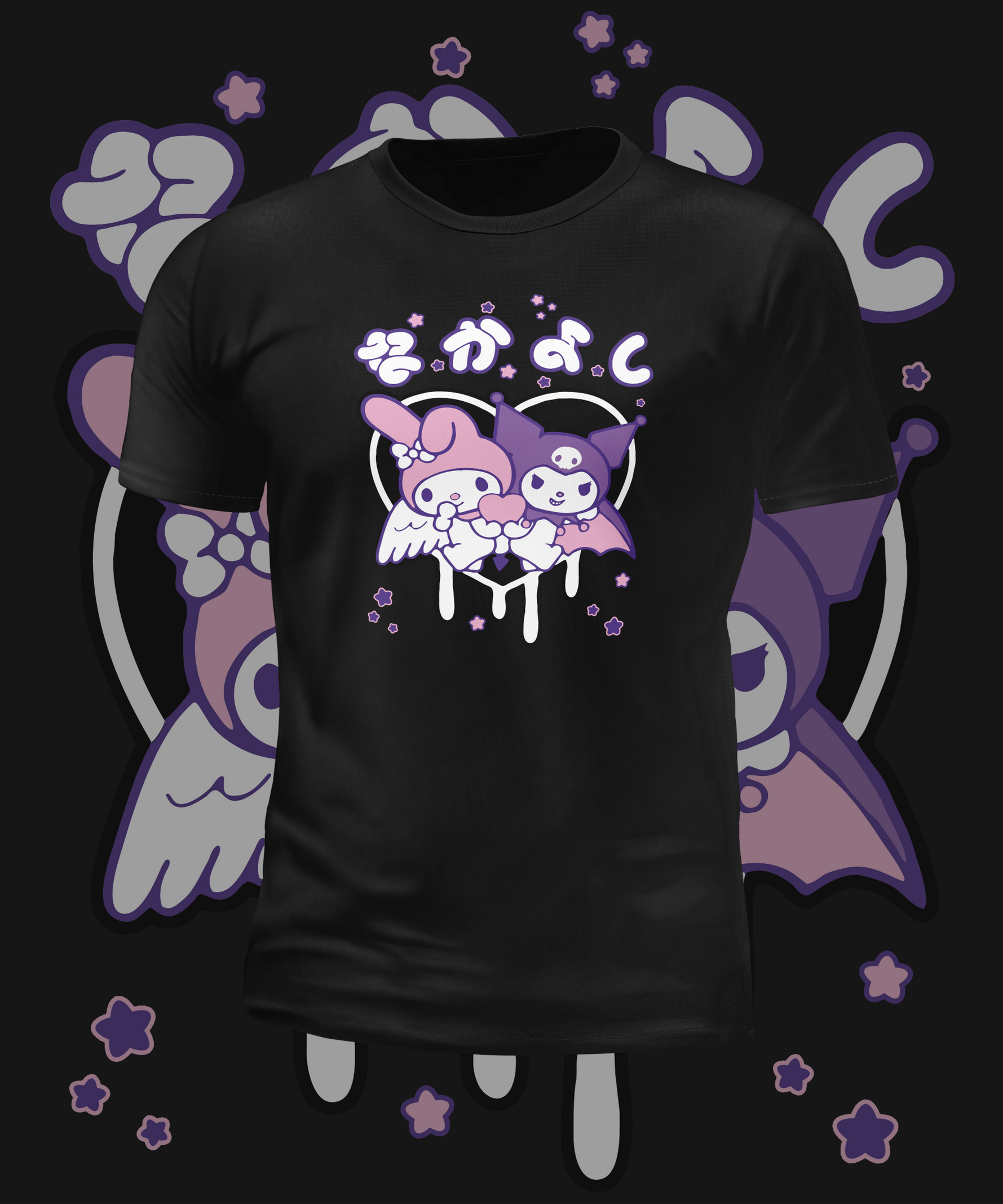 Kuromi x My Melody Graphic Tee