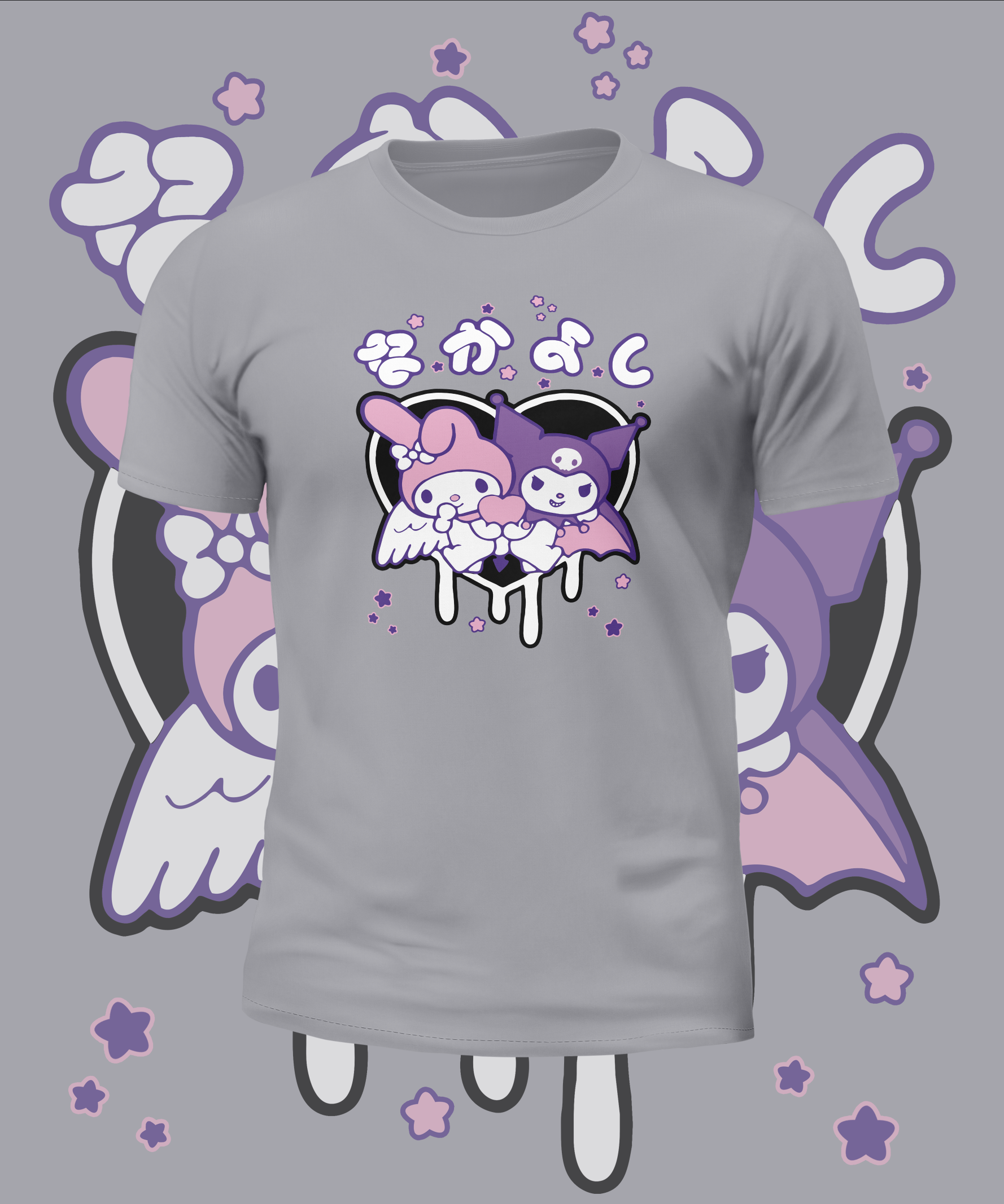 Kuromi x My Melody Graphic Tee