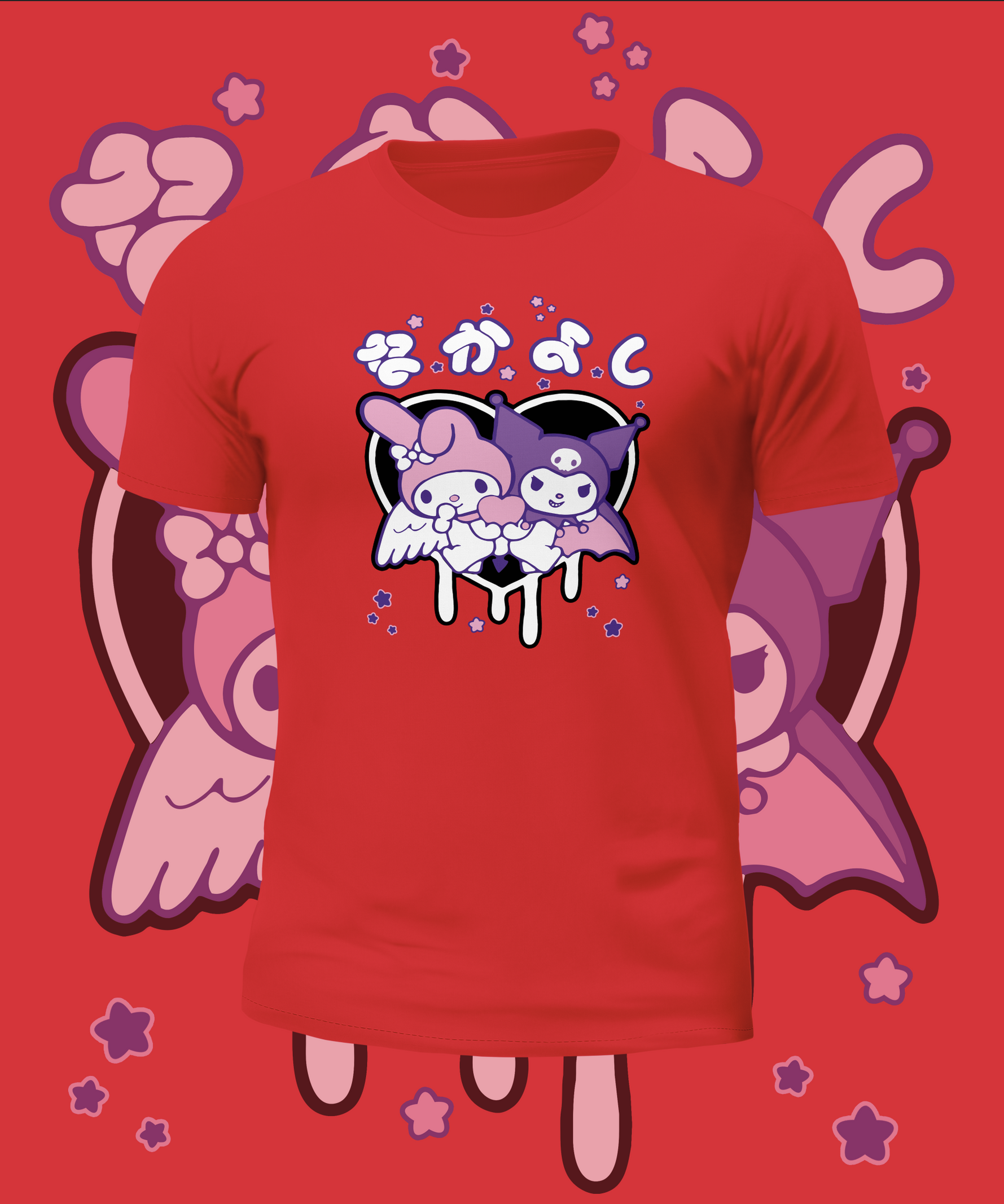 Kuromi x My Melody Graphic Tee