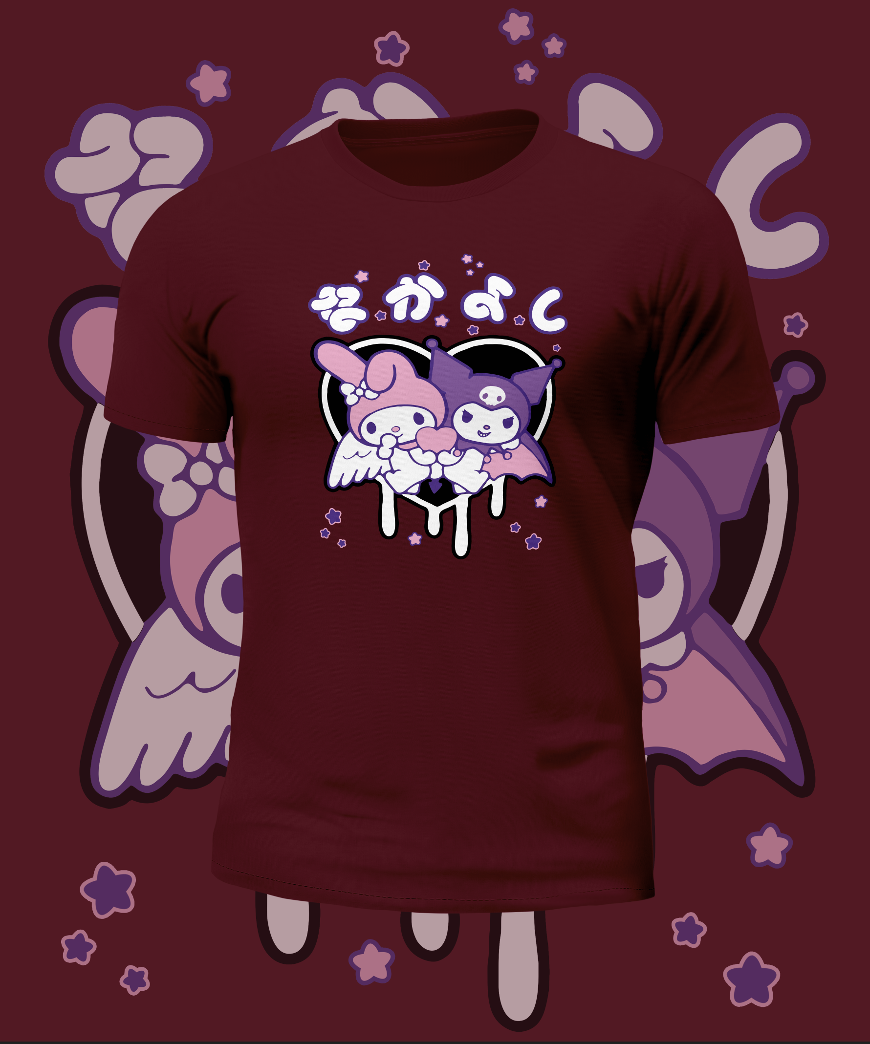 Kuromi x My Melody Graphic Tee