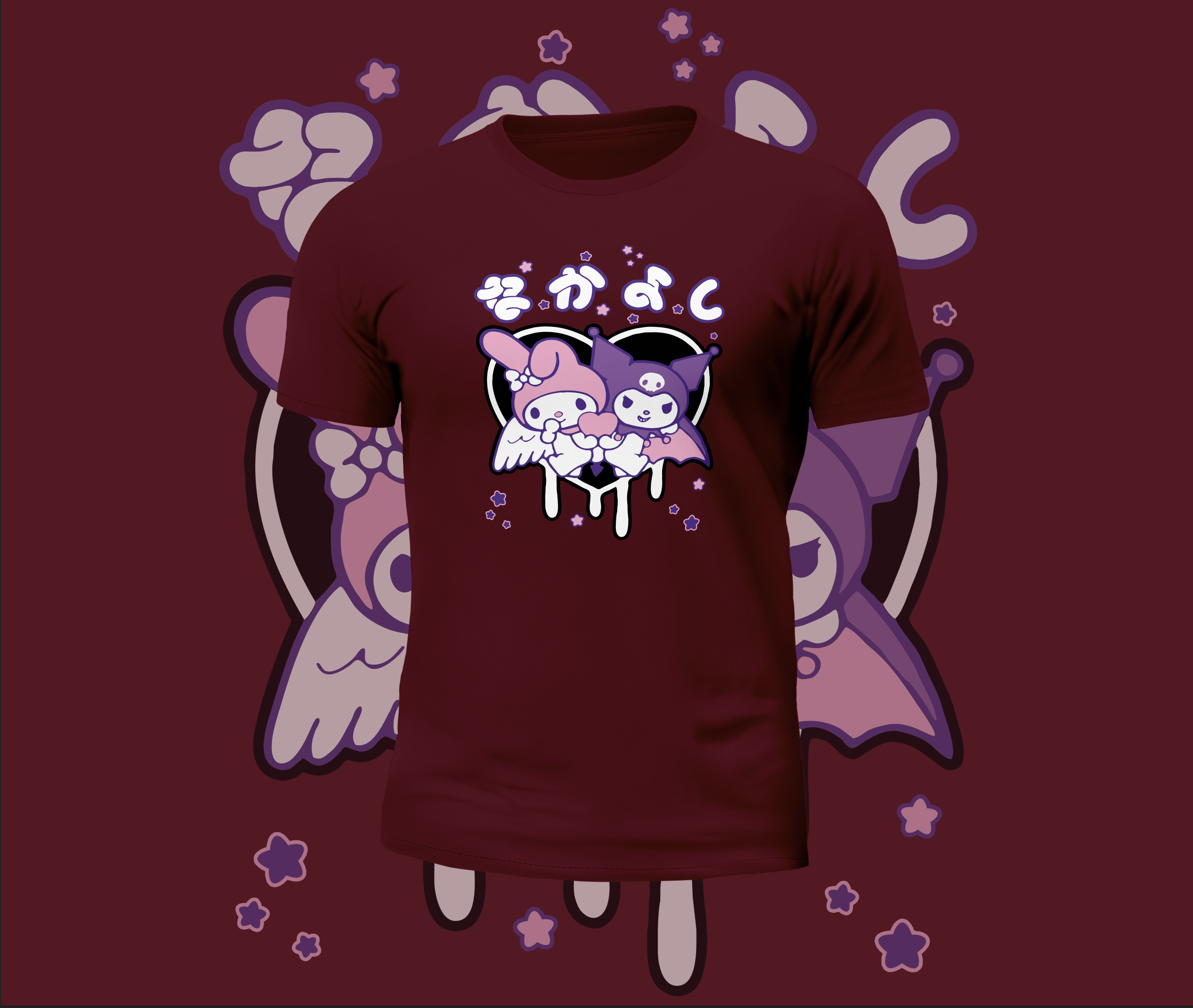 Kuromi x My Melody Graphic Tee